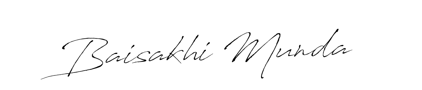 Baisakhi Munda stylish signature style. Best Handwritten Sign (Antro_Vectra) for my name. Handwritten Signature Collection Ideas for my name Baisakhi Munda. Baisakhi Munda signature style 6 images and pictures png