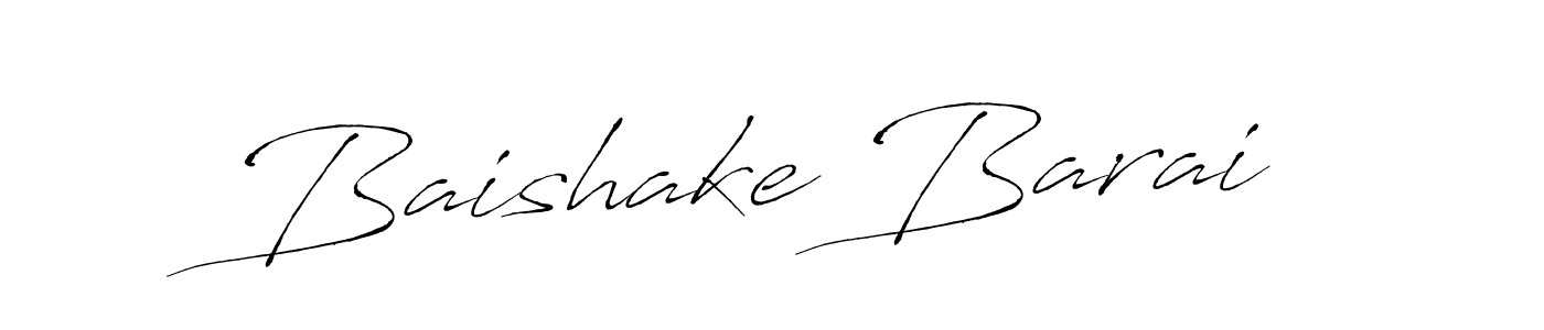 Create a beautiful signature design for name Baishake Barai. With this signature (Antro_Vectra) fonts, you can make a handwritten signature for free. Baishake Barai signature style 6 images and pictures png