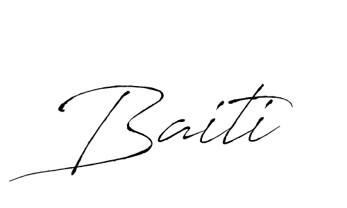 Also we have Baiti name is the best signature style. Create professional handwritten signature collection using Antro_Vectra autograph style. Baiti signature style 6 images and pictures png