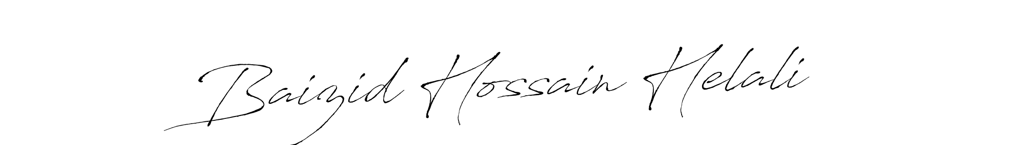 The best way (Antro_Vectra) to make a short signature is to pick only two or three words in your name. The name Baizid Hossain Helali include a total of six letters. For converting this name. Baizid Hossain Helali signature style 6 images and pictures png