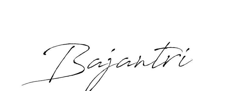 Bajantri stylish signature style. Best Handwritten Sign (Antro_Vectra) for my name. Handwritten Signature Collection Ideas for my name Bajantri. Bajantri signature style 6 images and pictures png