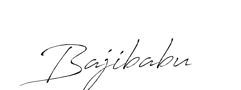 Use a signature maker to create a handwritten signature online. With this signature software, you can design (Antro_Vectra) your own signature for name Bajibabu. Bajibabu signature style 6 images and pictures png