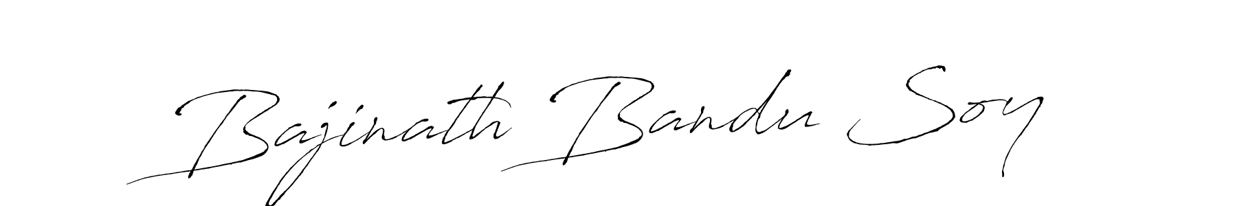 Use a signature maker to create a handwritten signature online. With this signature software, you can design (Antro_Vectra) your own signature for name Bajinath Bandu Soy. Bajinath Bandu Soy signature style 6 images and pictures png