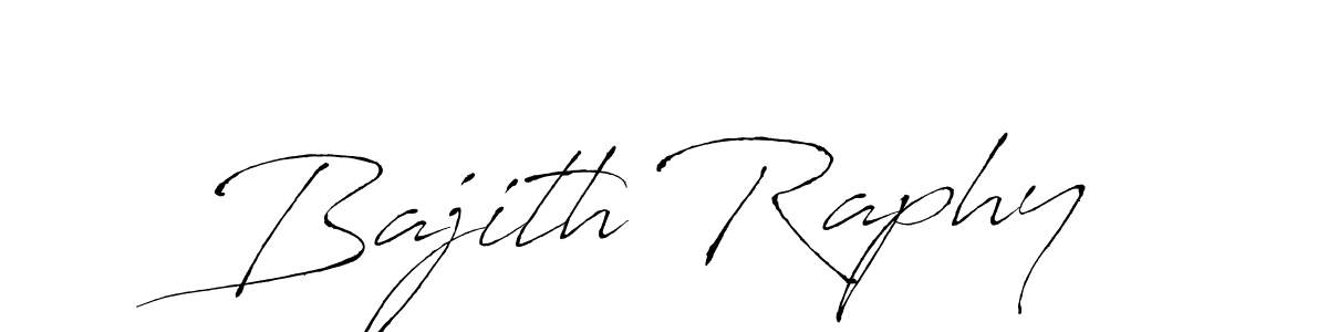 Bajith Raphy stylish signature style. Best Handwritten Sign (Antro_Vectra) for my name. Handwritten Signature Collection Ideas for my name Bajith Raphy. Bajith Raphy signature style 6 images and pictures png