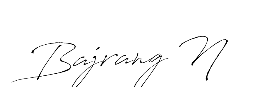 This is the best signature style for the Bajrang N name. Also you like these signature font (Antro_Vectra). Mix name signature. Bajrang N signature style 6 images and pictures png