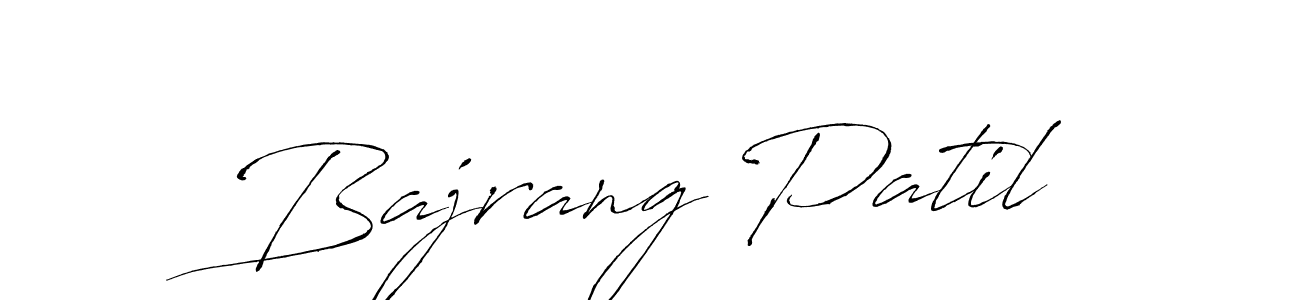 Create a beautiful signature design for name Bajrang Patil. With this signature (Antro_Vectra) fonts, you can make a handwritten signature for free. Bajrang Patil signature style 6 images and pictures png