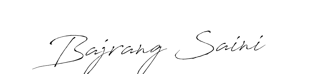 Use a signature maker to create a handwritten signature online. With this signature software, you can design (Antro_Vectra) your own signature for name Bajrang Saini. Bajrang Saini signature style 6 images and pictures png