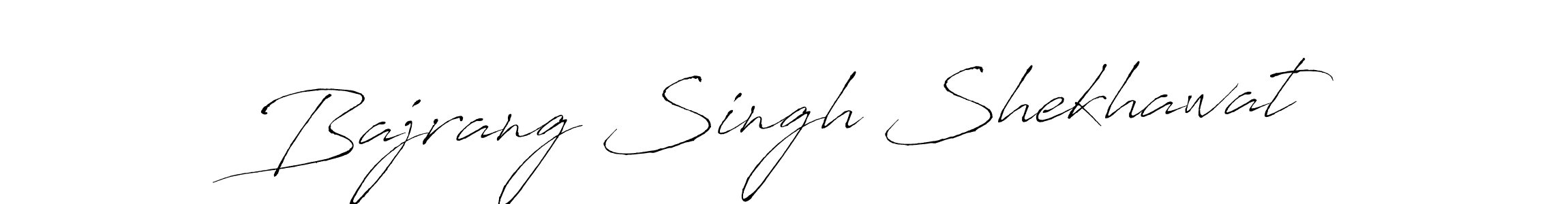 How to make Bajrang Singh Shekhawat name signature. Use Antro_Vectra style for creating short signs online. This is the latest handwritten sign. Bajrang Singh Shekhawat signature style 6 images and pictures png