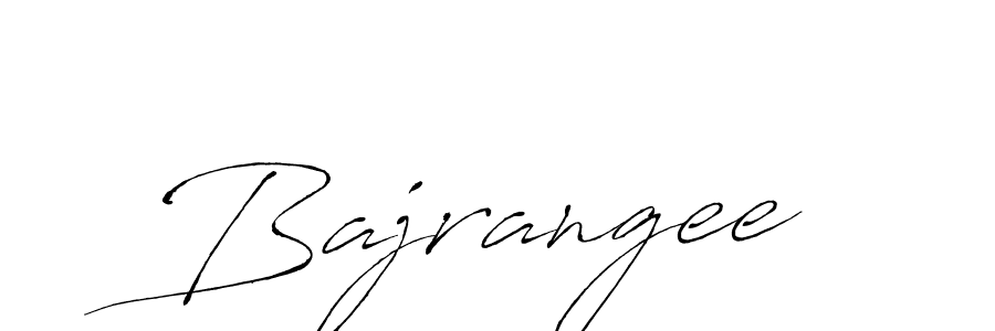 You should practise on your own different ways (Antro_Vectra) to write your name (Bajrangee) in signature. don't let someone else do it for you. Bajrangee signature style 6 images and pictures png