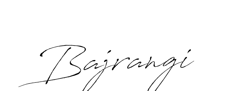 Use a signature maker to create a handwritten signature online. With this signature software, you can design (Antro_Vectra) your own signature for name Bajrangi. Bajrangi signature style 6 images and pictures png