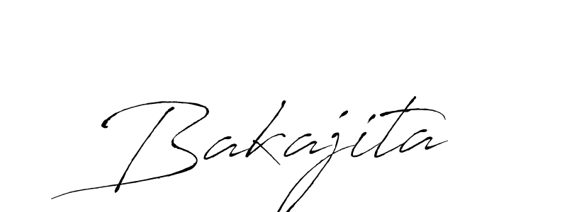 Bakajita stylish signature style. Best Handwritten Sign (Antro_Vectra) for my name. Handwritten Signature Collection Ideas for my name Bakajita. Bakajita signature style 6 images and pictures png