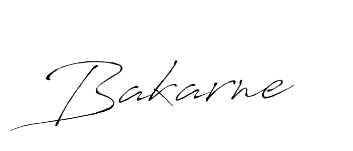 Design your own signature with our free online signature maker. With this signature software, you can create a handwritten (Antro_Vectra) signature for name Bakarne. Bakarne signature style 6 images and pictures png