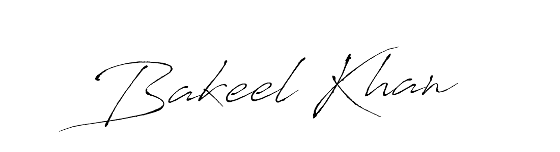 Antro_Vectra is a professional signature style that is perfect for those who want to add a touch of class to their signature. It is also a great choice for those who want to make their signature more unique. Get Bakeel Khan name to fancy signature for free. Bakeel Khan signature style 6 images and pictures png