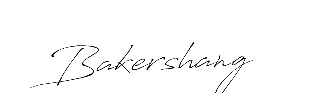 Bakershang stylish signature style. Best Handwritten Sign (Antro_Vectra) for my name. Handwritten Signature Collection Ideas for my name Bakershang. Bakershang signature style 6 images and pictures png
