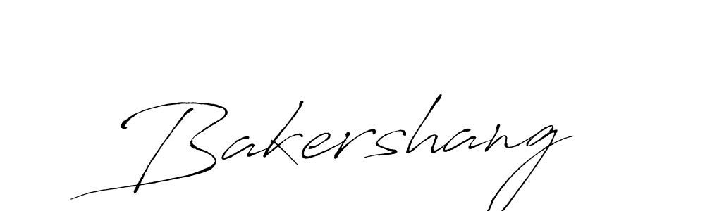 Bakershang stylish signature style. Best Handwritten Sign (Antro_Vectra) for my name. Handwritten Signature Collection Ideas for my name Bakershang. Bakershang signature style 6 images and pictures png