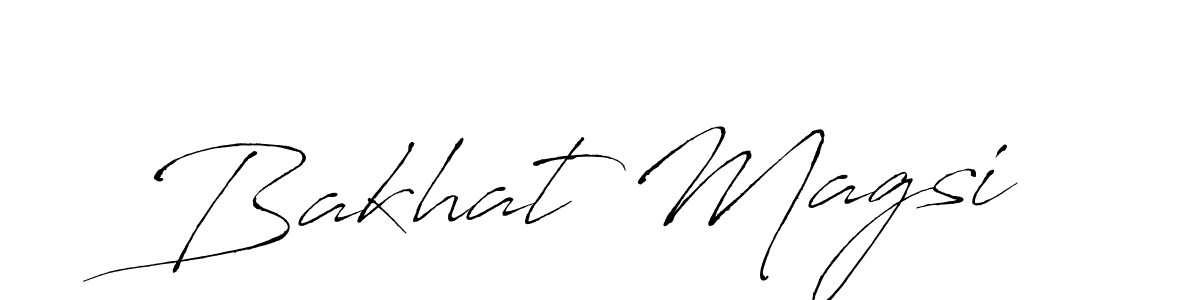 Also we have Bakhat Magsi name is the best signature style. Create professional handwritten signature collection using Antro_Vectra autograph style. Bakhat Magsi signature style 6 images and pictures png