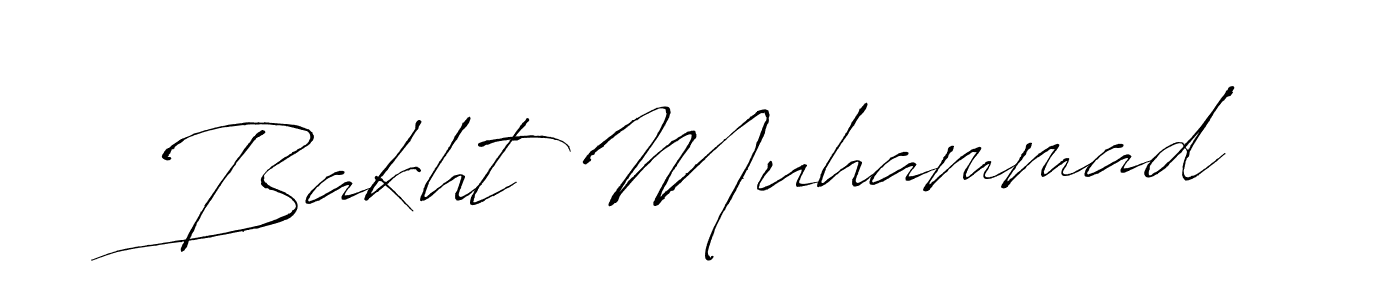 Use a signature maker to create a handwritten signature online. With this signature software, you can design (Antro_Vectra) your own signature for name Bakht Muhammad. Bakht Muhammad signature style 6 images and pictures png