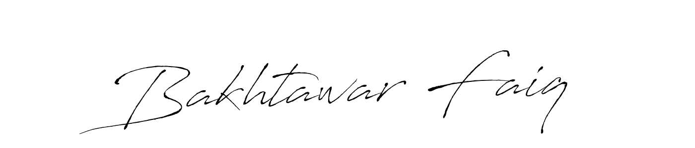 Create a beautiful signature design for name Bakhtawar Faiq. With this signature (Antro_Vectra) fonts, you can make a handwritten signature for free. Bakhtawar Faiq signature style 6 images and pictures png