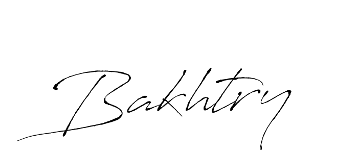 Create a beautiful signature design for name Bakhtry. With this signature (Antro_Vectra) fonts, you can make a handwritten signature for free. Bakhtry signature style 6 images and pictures png