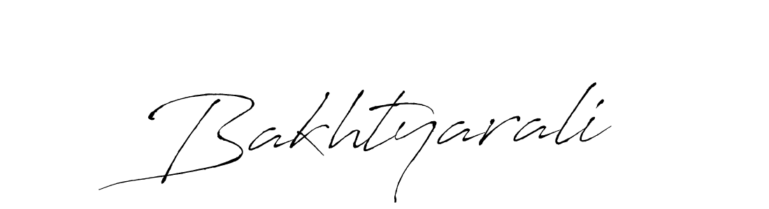 Design your own signature with our free online signature maker. With this signature software, you can create a handwritten (Antro_Vectra) signature for name Bakhtyarali. Bakhtyarali signature style 6 images and pictures png
