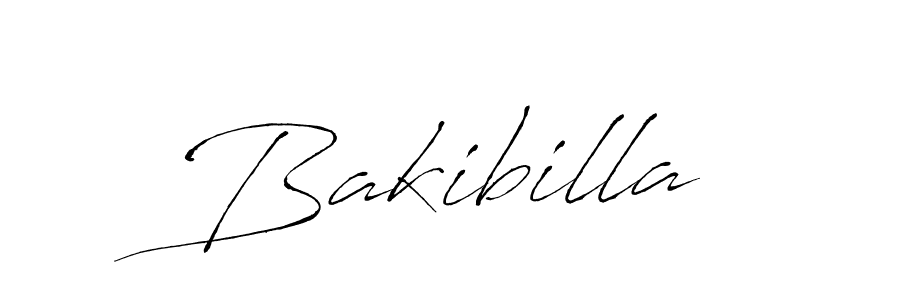 Bakibilla stylish signature style. Best Handwritten Sign (Antro_Vectra) for my name. Handwritten Signature Collection Ideas for my name Bakibilla. Bakibilla signature style 6 images and pictures png