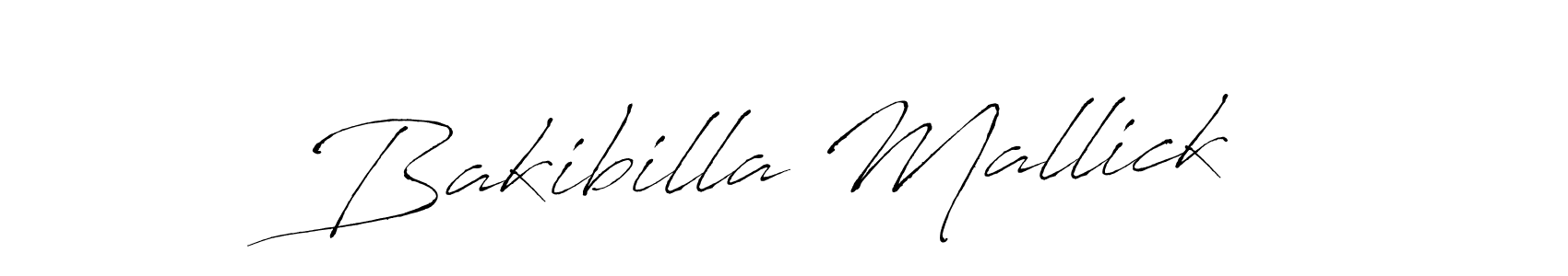 How to make Bakibilla Mallick signature? Antro_Vectra is a professional autograph style. Create handwritten signature for Bakibilla Mallick name. Bakibilla Mallick signature style 6 images and pictures png