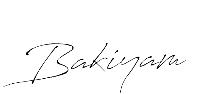 Bakiyam stylish signature style. Best Handwritten Sign (Antro_Vectra) for my name. Handwritten Signature Collection Ideas for my name Bakiyam. Bakiyam signature style 6 images and pictures png