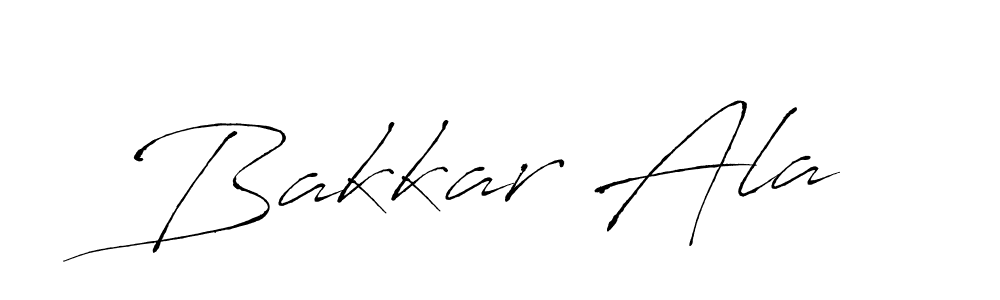 Use a signature maker to create a handwritten signature online. With this signature software, you can design (Antro_Vectra) your own signature for name Bakkar Ala. Bakkar Ala signature style 6 images and pictures png