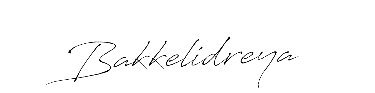 Make a beautiful signature design for name Bakkelidreya. With this signature (Antro_Vectra) style, you can create a handwritten signature for free. Bakkelidreya signature style 6 images and pictures png