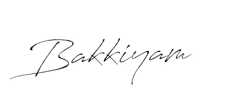 You should practise on your own different ways (Antro_Vectra) to write your name (Bakkiyam) in signature. don't let someone else do it for you. Bakkiyam signature style 6 images and pictures png