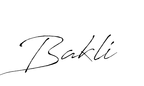 Create a beautiful signature design for name Bakli. With this signature (Antro_Vectra) fonts, you can make a handwritten signature for free. Bakli signature style 6 images and pictures png