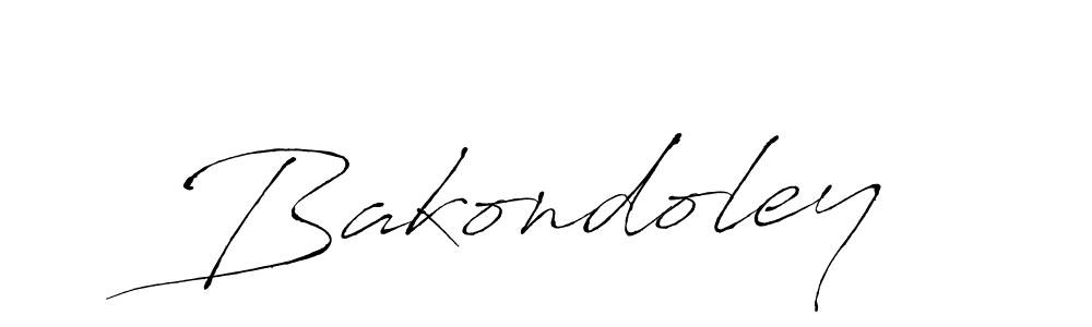 Use a signature maker to create a handwritten signature online. With this signature software, you can design (Antro_Vectra) your own signature for name Bakondoley. Bakondoley signature style 6 images and pictures png