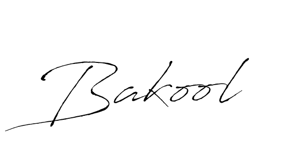 You should practise on your own different ways (Antro_Vectra) to write your name (Bakool) in signature. don't let someone else do it for you. Bakool signature style 6 images and pictures png
