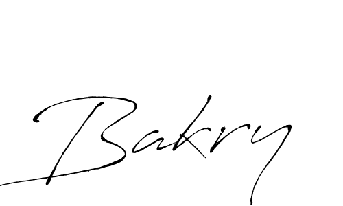 The best way (Antro_Vectra) to make a short signature is to pick only two or three words in your name. The name Bakry include a total of six letters. For converting this name. Bakry signature style 6 images and pictures png