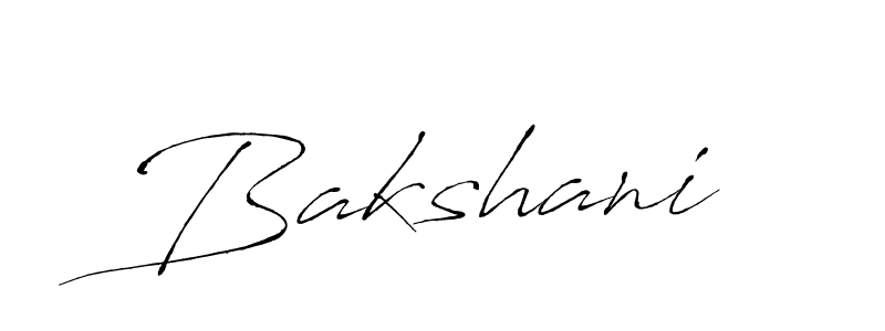 Bakshani stylish signature style. Best Handwritten Sign (Antro_Vectra) for my name. Handwritten Signature Collection Ideas for my name Bakshani. Bakshani signature style 6 images and pictures png