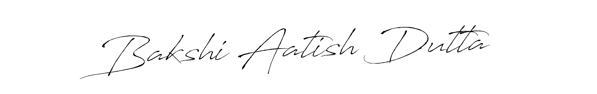 Create a beautiful signature design for name Bakshi Aatish Dutta. With this signature (Antro_Vectra) fonts, you can make a handwritten signature for free. Bakshi Aatish Dutta signature style 6 images and pictures png