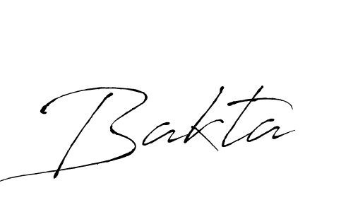 Use a signature maker to create a handwritten signature online. With this signature software, you can design (Antro_Vectra) your own signature for name Bakta. Bakta signature style 6 images and pictures png