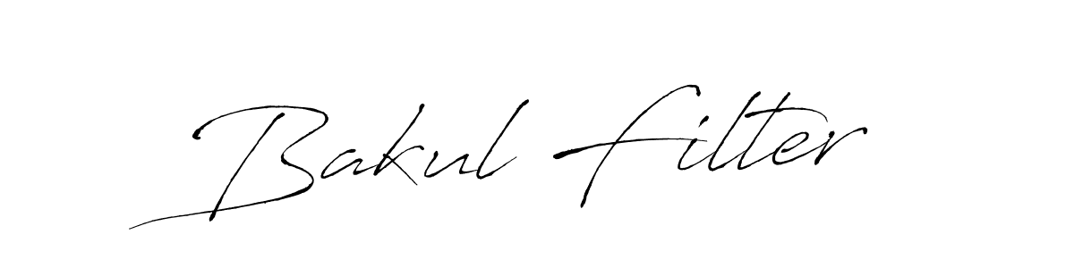 Make a beautiful signature design for name Bakul Filter. With this signature (Antro_Vectra) style, you can create a handwritten signature for free. Bakul Filter signature style 6 images and pictures png