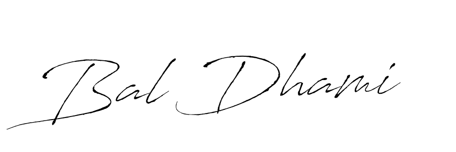 How to make Bal Dhami name signature. Use Antro_Vectra style for creating short signs online. This is the latest handwritten sign. Bal Dhami signature style 6 images and pictures png