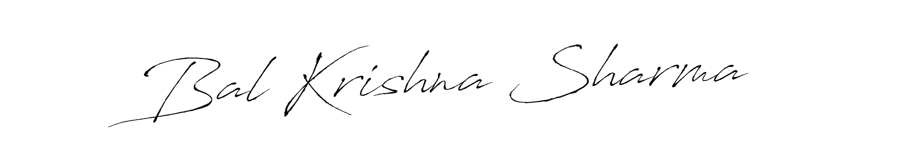 Bal Krishna Sharma stylish signature style. Best Handwritten Sign (Antro_Vectra) for my name. Handwritten Signature Collection Ideas for my name Bal Krishna Sharma. Bal Krishna Sharma signature style 6 images and pictures png