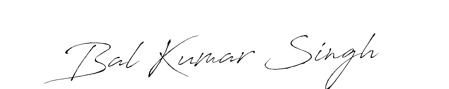 Also we have Bal Kumar Singh name is the best signature style. Create professional handwritten signature collection using Antro_Vectra autograph style. Bal Kumar Singh signature style 6 images and pictures png