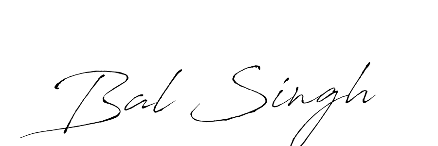 Use a signature maker to create a handwritten signature online. With this signature software, you can design (Antro_Vectra) your own signature for name Bal Singh. Bal Singh signature style 6 images and pictures png