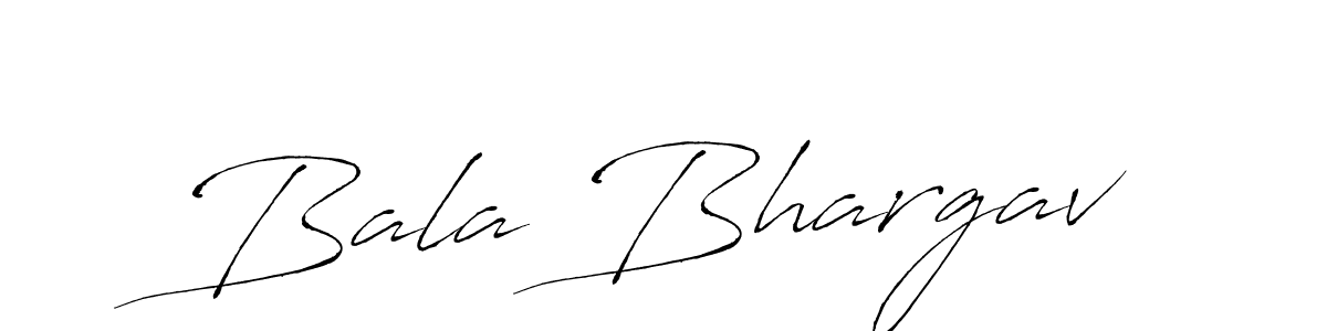Design your own signature with our free online signature maker. With this signature software, you can create a handwritten (Antro_Vectra) signature for name Bala Bhargav. Bala Bhargav signature style 6 images and pictures png
