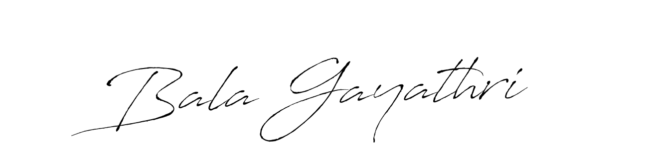 Use a signature maker to create a handwritten signature online. With this signature software, you can design (Antro_Vectra) your own signature for name Bala Gayathri. Bala Gayathri signature style 6 images and pictures png
