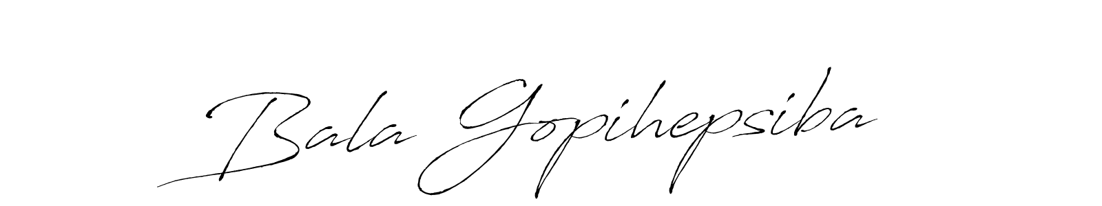 Use a signature maker to create a handwritten signature online. With this signature software, you can design (Antro_Vectra) your own signature for name Bala Gopihepsiba. Bala Gopihepsiba signature style 6 images and pictures png