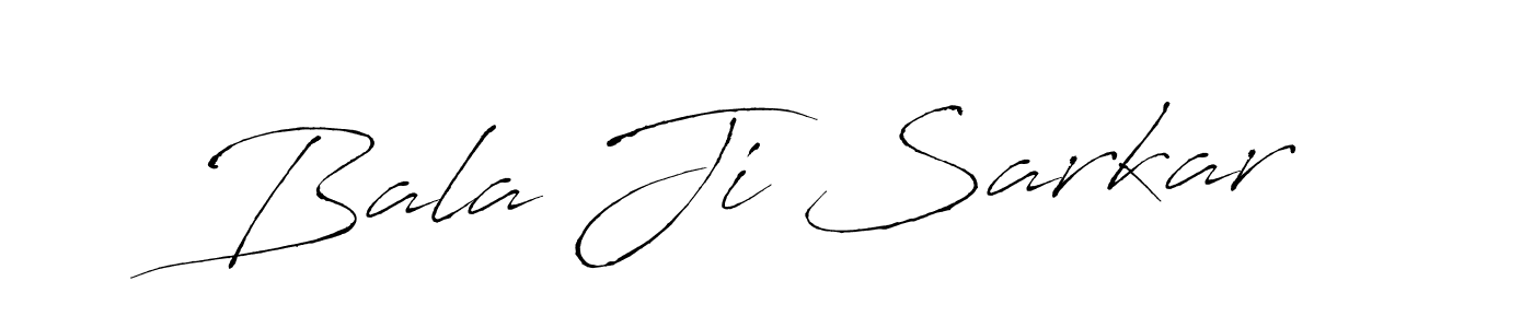 Make a beautiful signature design for name Bala Ji Sarkar. With this signature (Antro_Vectra) style, you can create a handwritten signature for free. Bala Ji Sarkar signature style 6 images and pictures png