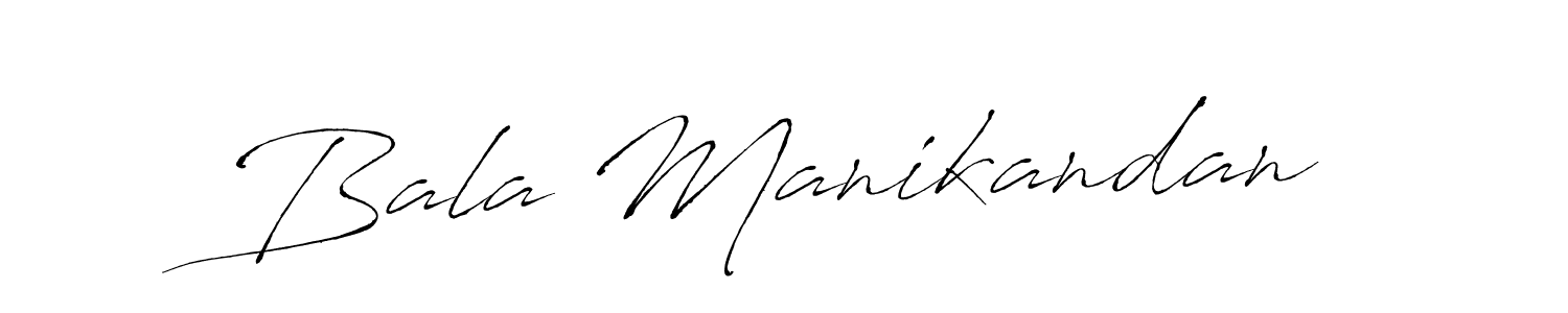The best way (Antro_Vectra) to make a short signature is to pick only two or three words in your name. The name Bala Manikandan include a total of six letters. For converting this name. Bala Manikandan signature style 6 images and pictures png