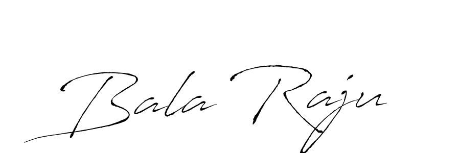 Create a beautiful signature design for name Bala Raju. With this signature (Antro_Vectra) fonts, you can make a handwritten signature for free. Bala Raju signature style 6 images and pictures png