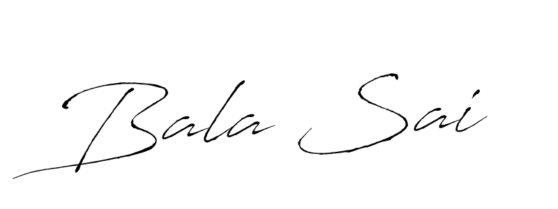 Make a beautiful signature design for name Bala Sai. With this signature (Antro_Vectra) style, you can create a handwritten signature for free. Bala Sai signature style 6 images and pictures png
