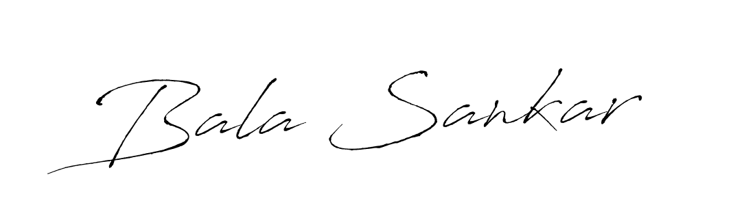 Use a signature maker to create a handwritten signature online. With this signature software, you can design (Antro_Vectra) your own signature for name Bala Sankar. Bala Sankar signature style 6 images and pictures png